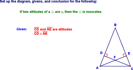 Example 1 Given and Diagram